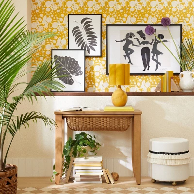 (Set Of 2) 16" X 20" Leaf Duo Framed Canvases Black - Opalhouse™ Designed With Jungalow™ 3 (Set Of 2) 16" X 20" Leaf Duo Framed Canvases Black - Opalhouse™ Designed With Jungalow™