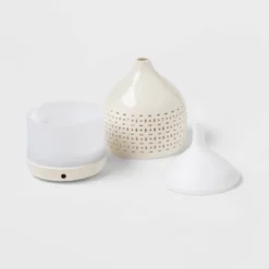 300ml Cutout Ceramic Color Changing Oil Diffuser White - Opalhouse™ -Opalhouse GUEST 567261f1 ae82 46f0 9daa a1b88d3cdb40