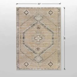 5'x7' Sunset Moroccan Tapestry Rectangular Woven Outdoor Area Rug Light Brown - Opalhouse™ -Opalhouse GUEST 600501e1 0d8a 42f2 9afb 1f6245befe8b