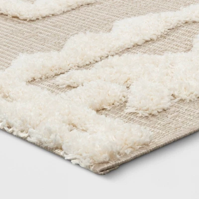 Outdoor Rug Tufted Cream - Opalhouse™ 3 Outdoor Rug Tufted Cream - Opalhouse™