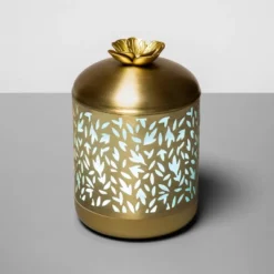200ml Metal Flower Cutout Color-Changing Oil Diffuser Gold - Opalhouse™ -Opalhouse GUEST 79f633fb 24ef 4306 8f5c 08721e2e4a3a