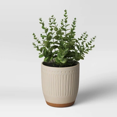 Textured Ceramic Planter Pots White - Opalhouse™ 2 Textured Ceramic Planter Pots White - Opalhouse™