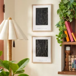 12.8" X 16.8" 2pk Woman Framed Under Plexi - Opalhouse⢠Designed With Jungalowā¢