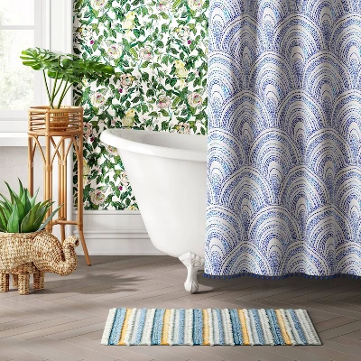 20"x32" Textured Bath Rug Aqua - Opalhouse™ 4 20"x32" Textured Bath Rug Aqua - Opalhouse™ - Image 2