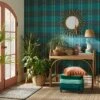 Diskus Plaid Peel And Stick Wallpaper Blue - Opalhouse™ Designed With Jungalow™ -Opalhouse GUEST fc84149e 71a2 4eba 9672 4d08d6106b71